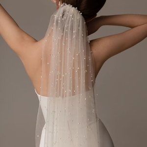 Pearl Wedding Veil